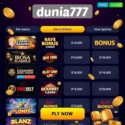 Bonus dan Promosi Menarik di Situs Dunia777